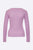 Tammo Longsleeve in Helllila / Lila gestreiftem  Rippjersey für Frauen