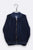 Hugo Jacke in navy und blauem organic cotton Jersey mit dem "OHOH"Vulkan Print