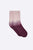 Batiksocken in bordeaux und rose