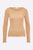Tammo Longsleeve in bronze farbenem Ripp Jersey für Frauen