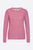 Timmy Longsleeve in hellblau / rot gestreift für Frauen